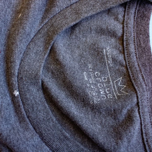 Blue Crown XXL Patterned Grey T-shirt - Picture 2 of 3